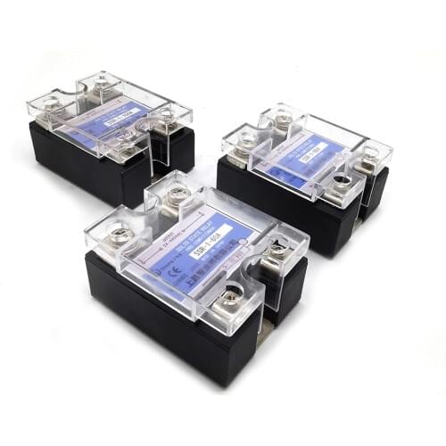 Best solid state relay single phase industry solid state relay 220 SSR module 40A 60A 80A 100A input 3~32VDC output 35~480VAC