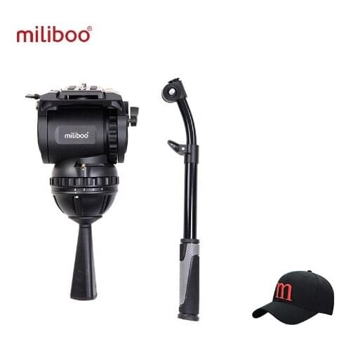 Miliboo M8 professional broadcast video fluid heads load 15kg resistant tripod Stand camera with 100mm bowl