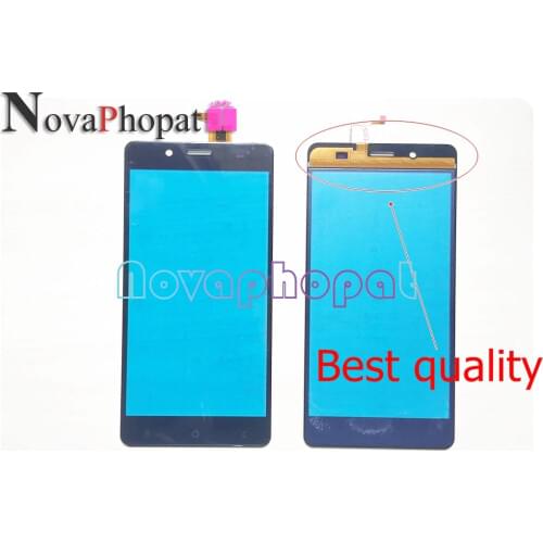 Novaphopat Black sensor Touchscreen For BQ BQS-5515 Wide BQS 5515 Touch Screen Digitizer Screen touchpad Replacement +tracking