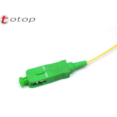 50Pcs Single Mode G657A SC APC Pigtail Optic Fiber Patch Cord