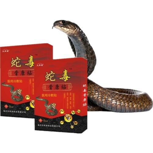 Viper Medical Plaster Backbone Breastbone Pressing Pain Relieving Patches Self Heating Analgesic Essential Oil Stickers 40Pcs