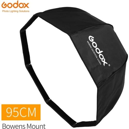 Godox SB-UE 95cm 37in Portable Octagonal Umbrella Softbox with Bowens Mount for Godox Studio Flash DE300 DE400 SK300 SK400