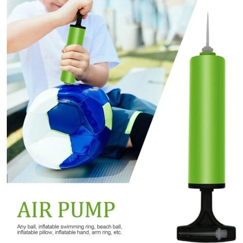 Portable Air Pump Football Soccer Air Pump With Inflating Needle Plastic Swimming Ring Beach Ball Air Inflatable Basketball Pump