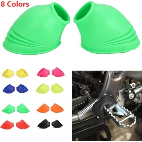 Rubber Foot Peg Anti Dust motocross Footpeg Cover Guard Protector For EXC EXCF XC XCF XCW XCFW MX EGS SX SXF SXS SMR 125