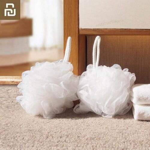 Youpin Qualitell 2PCS Shower Ball Body Brush Elastic Massage Bath Ball Easy Foam Bathroom Accessories For Sponge