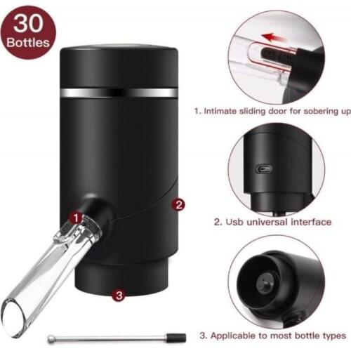Smart Automatic Wine Dispenser USB Charging Red Wine Pourer Electric Wine Aerator Dispenser Pump Wine Tools Bar Accessories