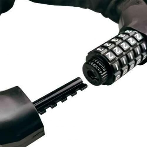 Bicycle and motorcycle lock 1.3m wire chain lock with 5 digits password Bicycle anti-theft chain safety lock akcesoria rowerowe