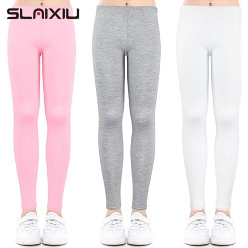 Candy Solid Color Girls Leggings Baby Girl Pencil Pants Modal Skinny Leggings Children Clothing for 2-13 Years Kids Clothes
