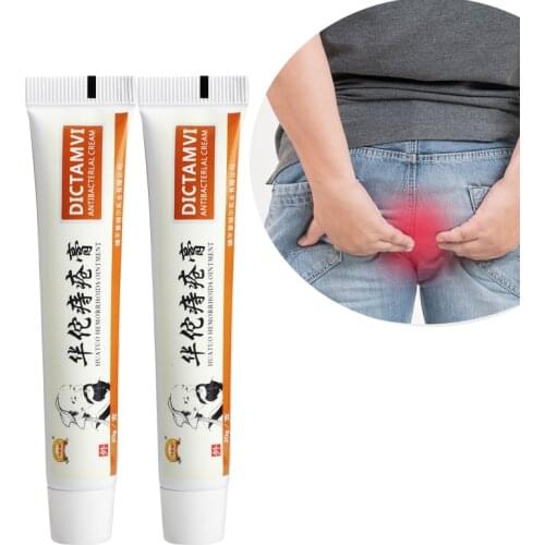 1Pc HuaTuo Hemorrhoid Care Mixed External & Internal Anal Fissure Pain Relief Chinese Herbal Ointment Painkiller Health Care