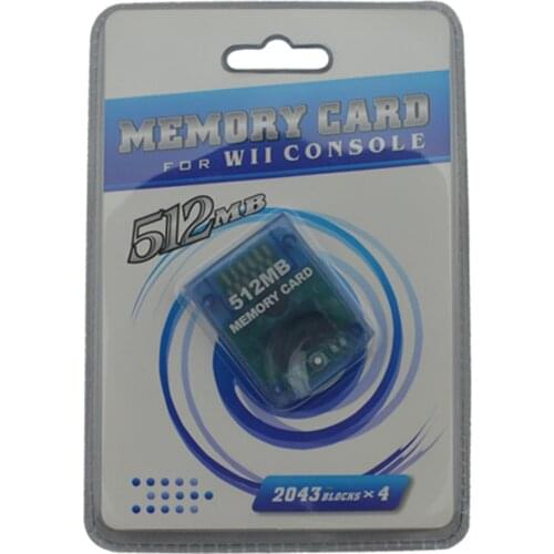 10PCS a lot 4M TO 512M Brand New memory card For Nintendo for Wii Console Memory Storage Card Save Saver For GameCube GC For Wii