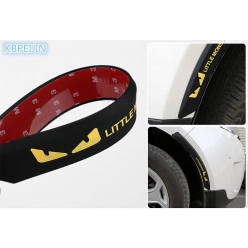 2pcs Car styling Wheel eyebrow Anti-collision Strip Stickers for ACURA mdx rdx tl tsx rl zdx integra rsx accessories