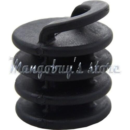 2 PCS New Black Boat Accessories Marine Scupper Stopper Bung Drain Hole Plugs Inflatable Boat Paddle 39mm/1.54inch&31mm/1.22inch