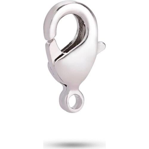 6*12mm High Quality Shiny silver lobster clasp ,Lead and nickel free lobster clasps no allergy no fade lobster clasp wholesale