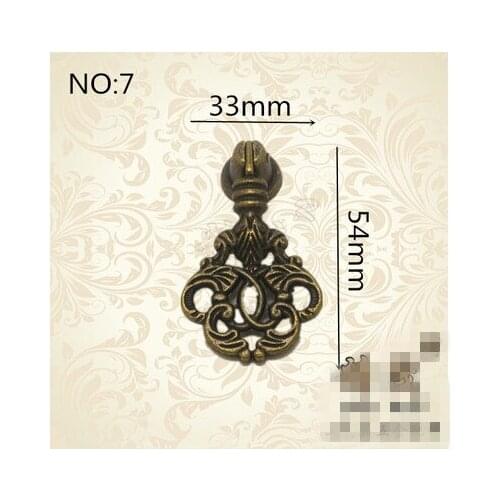 A3 Zinc alloy European Garden single hole copper zinc alloy handle antique wardrobe cabinet door door handle style
