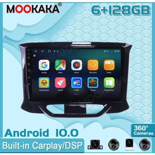 6+128G Android 10.0 For Lada Xray Car GPS Navigation Radio Player Car Multimedia Player Head Unit Tape Recorder IPS