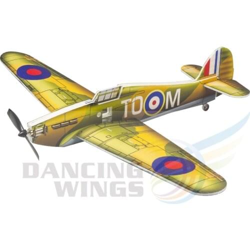 DW HOBBY New Foam PP Magic Board Micro Indoor Airplane 420mm Hurricane MK.I Lightest plane KIT RC airplane RC MODEL HOBBY TOY