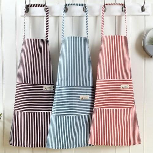 Household Sleeveless Apron Smock and Sleeve Set Womens Waterproof Aprons Kitchen and Home Anti-oil Pollution Cooking Clothes