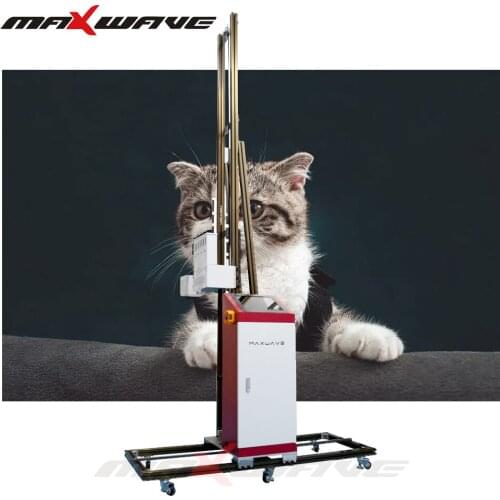 China Manufacturer Large Format Maxwave 3D Wall Printing Machine with dx10 double Printheads