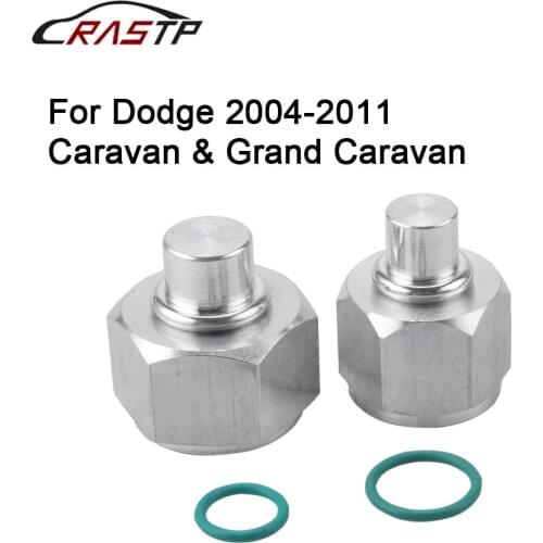 2Pcs Rear AC Block Off Kit Fit for Dodge Caravan 2004 2005 2006 2007 2008 2009 2010 2011 Car Modification Accessories RS-TC026