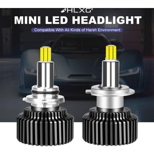 HLXG 360 LED h11 6000k led h4 9005 9006 HB3 HB4 bulb lamps Auto Light Source 24 Sides 20000LM 12V LED H1 H7 9012 H8 H9 CSP Chips