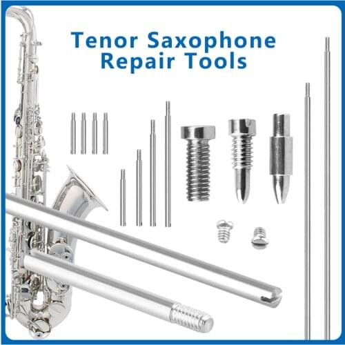 M MBAT 49Pcs/Set Professional Saxophone Repair Tool Set Alto Tenor Saxophone Repair Tool Brass Instrument parts Replacement Tool