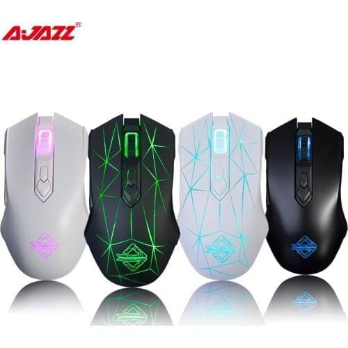 Ajazz AJ52 7 RGB Backlit Modes 2 well-designed side buttons Wired Gaming Mouse Professional E-sport Gaming mice for lol DOTA PC