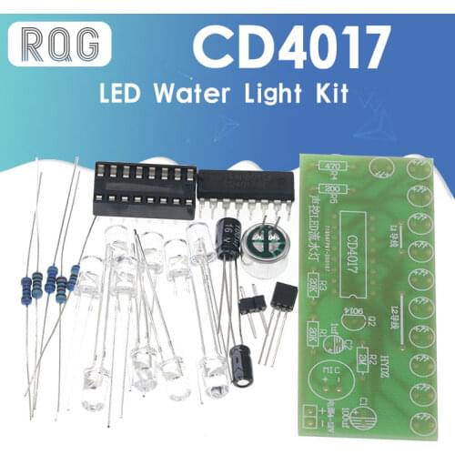Voice activated LED Water Light Kit CD4017 Lantern Control Fun Electronic Production Teaching Training Diy Electronic Kit Module
