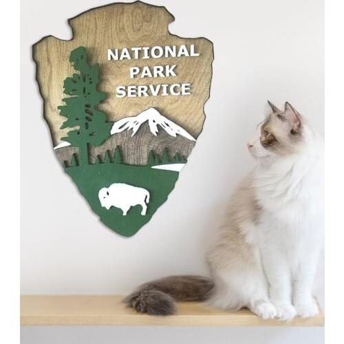 Retro PVC Park Service Signs Signs Outdoor Courtyard Garden Decorations Nostalgic Park Signs Souvenirs Gifts For Friends