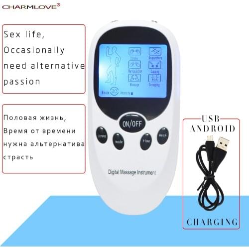 USB Charge Dual Output Electric Shock Host Therapy Medical Themed Toys High Performace Electro Shock Accessories DIY SM Sex Toy