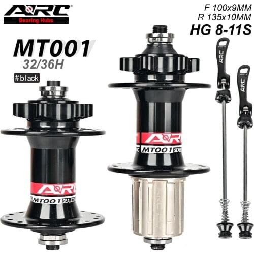 ARC MT001 Bicycle Hubs Sealed Bearing MTB Mountain Bike Hub Quick Release 32 36 Holes Disc Brake QR 32H BEARING HUB 8-12 Speed