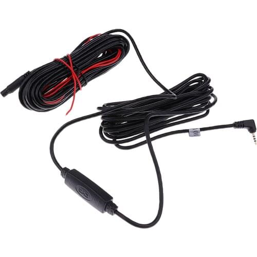 Universal Car Rear View Reverse Camera Recorder 5Pin to 2.5mm Cable with Amplifier Resist Corrosion Provide Durability