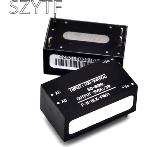 1pcs/lot HLK-PM01 AC-DC 220V to 5V mini power supply module,intelligent household switch power supply module