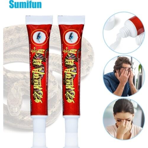 1pcs 25g Eye Cream Anti-dry Snake Venom Herbal Cream For Relieve Eye Fatigue Improve Eyesight Therapy Eye Care Ointment P1089