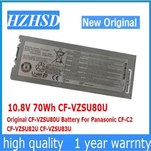 10.8V 70Wh CF-VZSU80U Original CF-VZSU80U Battery For Panasonic CF-C2 CF-VZSU82U CF-VZSU83U