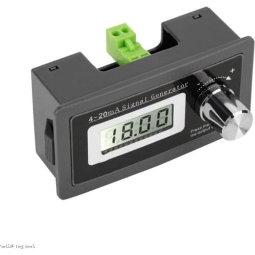 2-wire 4-20mA Current Loop Signal Generator Panel-mounted Current Transducer Support 2,3,4 wires