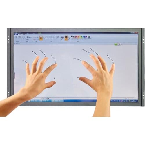 21.5" HD 1920x1080 1080P Open Frame Industrial LCD Multi Capacitive Touch Screen Monitor With VGA/DVI/HDMI/USB Interface