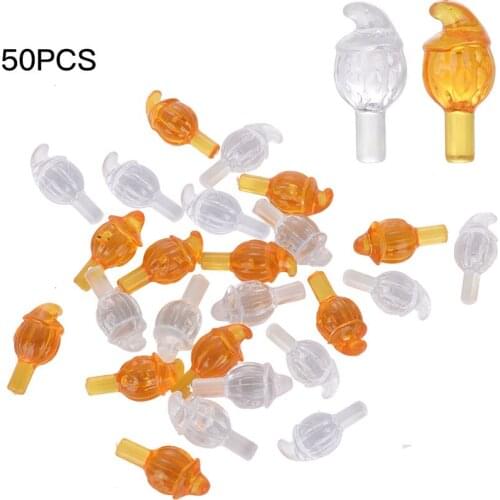 50Pcs Plastic Ceramic Christmas Tree Embellishment Assorted Colors Plastic Lamp Haloween Bar Party Favors for Halloween