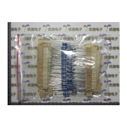 Free shipping colored ring resistance element package / 1/4W resistor pack 4.7K-68K / common resistor kit / 24 kind * 30pcs