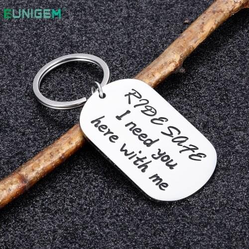 Ride Safe keychain Biker Motorcycle Gifts for Him Boyfriend Husband Dad I Need You Gifts Key Ring Gifts for New Driver Biker