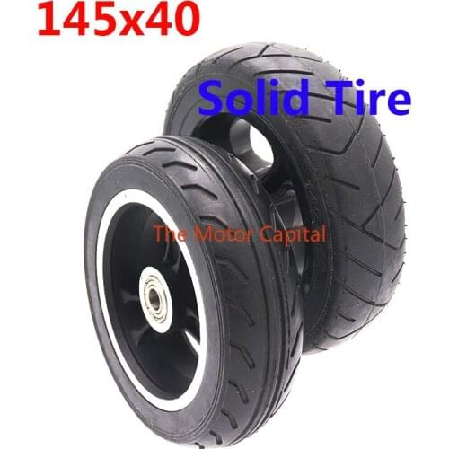 145x40 Fast Wheel Fo Widened Rear Wheel 6 Inch Electric Scooter 145x4.0 Solid Tire 6x2 Aluminum Wheel Tire