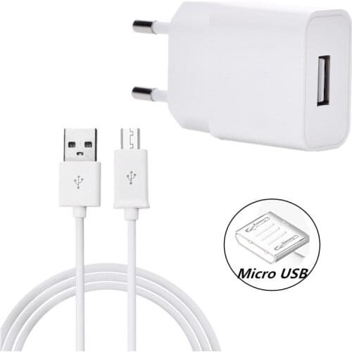 Fast EU Plug Charger or Micro USB Cable for Samsung J4 J6 Plus A6 J7 J2 Core Redmi Note 5 6 pro for Sony Z1 Z2 Z3 Z5 L36H L39H