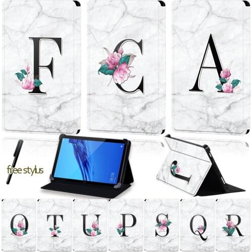Tablet Case for Huawei MediaPad (T1/T3) 8.0/MediaPad (T1/T3) 7.0/MediaPad (T1/T5)10/T3 10 9.6/T2 10 PRO Letters Pattern Series