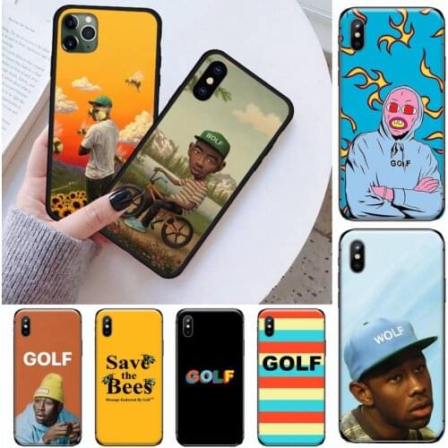Rapper tyler the creator GOLF bees Phone Case for iPhone 11 12 mini pro XS MAX 8 7 6 6S Plus X 5S SE 2020 XR