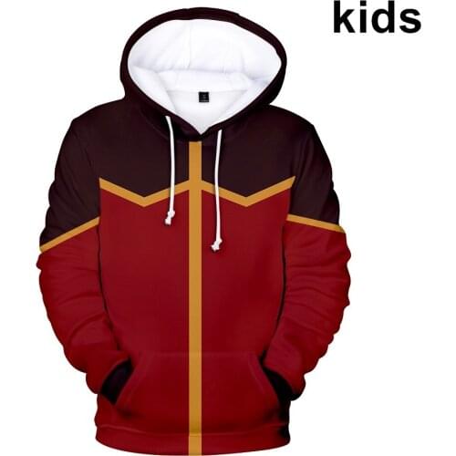2 To 14 Years Kids Hoodie Avatar: The Last Airbender 3d Printed Hoodies Sweatshirt Boys Girls Cartoon Jacket Children Clothes
