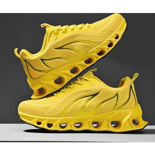 Sneakers Men Blade Running Shoes Anti-skid Damping Sports Shoes Outdoor Jogging Training Footwear Fashion Mesh Zapatillas Hombre