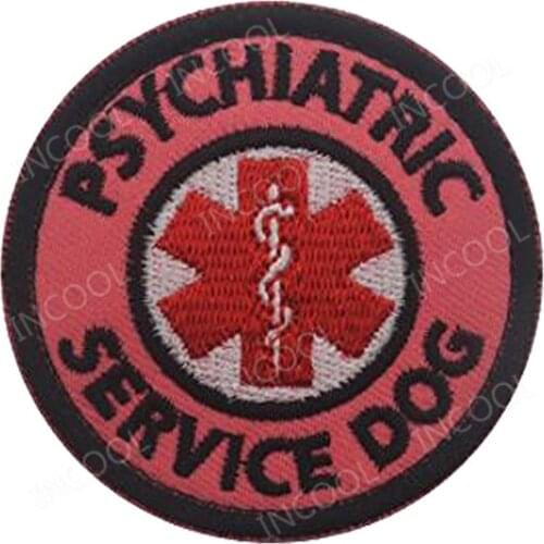 Do Not Distract Medical Alert Service Dog Psychiatric Embroidery Patch Military Patches Applique Emblem Embroidered Badge