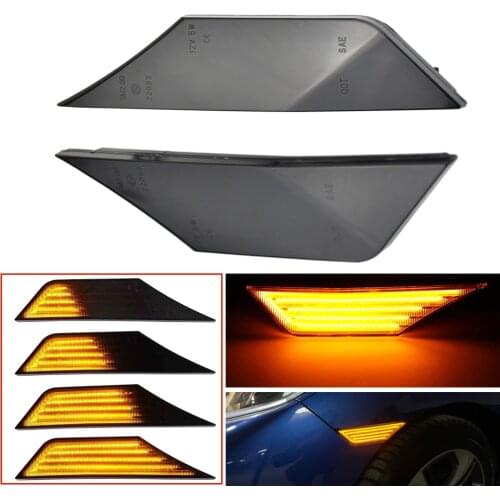 LED Turn Signal Side Marker Light For Honda Civic 10th Gen Sedan Coupe Hatchback 2016 2017-2020 Dynamic Blinker Sequential Lamp