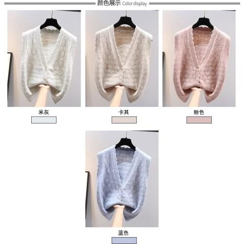 WELLEED Women's Vests-cardigans