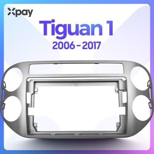 XPAY 9-inch 2din car radio dashboard For Volkswagen Tiguan 1 2006-2017 Gps stereo panel for mounting car panel dual Din CD frame