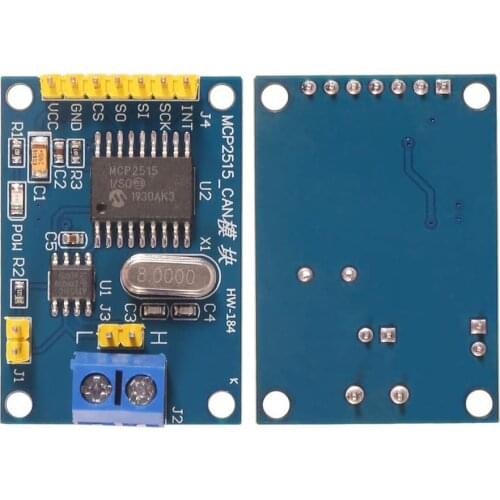 1pc MCP2515 CAN Bus Module TJA1050 Receiver SPI Module Suitable For Arduino AVR 51 MCU ARM Controller Development Board TE534